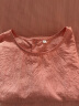 无印良品 MUJI 女式 凉感平纹短袖罩衫t恤上衣打底衫内搭早春新品BC2JOC4S 橙色条纹 L 165/88A 晒单实拍图