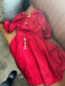 塞德勒长袖旗袍敬酒服新娘2024新款冬季加绒红色新中式订婚结婚礼服显瘦 酒红色常规款 XL (建议116-125斤) 晒单实拍图
