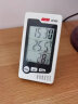 华盛昌（CEM）DT-322电子温湿度计带时间闹钟 办公家用室内外温度计  湿度计 晒单实拍图