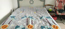 多兰诗（Duolanshi）水洗夏凉被A类无印风棉花夏被亲肤夏天薄被子单双人宿舍空调被 简兮蓝 180*200cm 实拍图