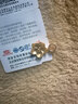 菜百首饰 黄金吊坠 足金小时尚花朵吊坠小配件 气质五瓣花项坠 计价 HJ 黄金吊坠/项坠（不含链） 约1.17g 实拍图