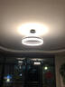 大观园（DGY）大气餐厅吊灯北欧主卧室餐桌灯新款智能客厅大厅吊灯中山灯具O445 1787-黑色50cm-阿里智能57W 实拍图