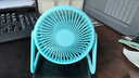 贝壳莫克 迷你小风扇usb电风扇小型台式桌面办公室学生宿舍床头车载大风力插电扇便携式循环 5寸【嘿】一档SUB直插 实拍图