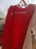 童泰秋冬季加厚婴儿衣服3月-2岁宝宝夹棉对开拉链连帽外出连体哈衣 红色 66cm 实拍图