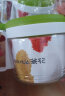 茶花（CHAHUA） 玻璃调料罐调味盒油壶套装厨房带架子糖盐味精罐 3组调味罐+油壶450ML 【绿色】 实拍图