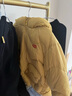 巴拉巴拉童装儿童羽绒服男童女童冬装厚款连帽外套立体造型可爱萌 深土黄30819（白鸭绒） 130 cm（充绒量107g） 实拍图
