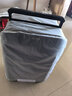 Miyo行李箱宽拉杆箱前开口新款侧开20英寸登机箱子前开盖旅行密码皮箱 炫酷黑 【前开口侧开盖设计+充电接口】 22英寸  托运箱【3-7天出行】 实拍图