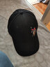 U.S.POLO ASSN.保罗帽子男士女纯棉硬顶棒球帽春夏秋高顶户外防晒太阳帽休闲刺绣 黑色(54-60cm) 均码大小可调节 实拍图