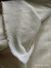 纯色亚麻布 麻布手工DIY面料 素色麻布麻窗帘背景布袋棉麻布料 diy拼布 桌布布料 加密本白（1米价） 实拍图