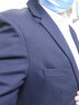 啄木鸟西服套装男士青年新郎结婚商务休闲职业正装小西装男毕业工装服 二扣灰色套-装+衬衫+皮带领带 3XL 实拍图