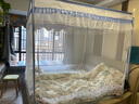 桃薇 U型三开门方顶蚊帐家用坐床式床笠款婴儿童防摔加粗支架加密网纱 幸运灰【床笠式回底 防蚊防摔】 180*200cm床【加厚烤漆支架】 实拍图