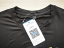 真维斯（Jeanswest）冰丝速干短袖t恤男夏季简约百搭宽松凉感T男士透气吸汗运动半袖衫 黑色 蓝夜熊_K L 【品牌精选】 实拍图