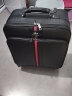 摩尔伽商务行李箱男士小登机箱轻便拉杆箱密码箱旅行箱皮箱子18英寸 经典黑色 18英寸横款正方形登机箱 晒单实拍图