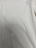DONNJUNN男士纯棉长袖t恤半高领打底衫纯色修身简约休闲中领内搭上衣 白色 L 120斤左右 实拍图