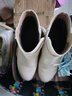 意尔康短靴女加绒厚底切尔西大码鞋妈妈短靴子 26619W 深咖    37 实拍图