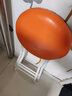 非洲鹰（feizhouying）电脑椅简易折叠椅家用餐椅靠背椅培训椅子折叠凳子圆凳户外椅 橘色海绵凳子（单个装) 实拍图