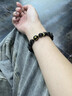 戚小米黑神话悟空手链男士黑银曜石手串六字真言转运珠手环文玩佛珠串珠 【星言款】银曜石手链10mm 实拍图