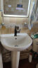 美标卫浴 立柱式陶瓷洗脸盆面盆 卫生间阳台洗手池浴室小户型台盆0540 晒单实拍图