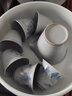 融诚陶瓷青花茶洗白瓷笔洗水洗家用功夫茶具配件洗杯碗中式洗毛笔缸子 【大号茶洗】好山好水 实拍图
