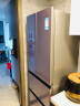 奥马(Homa)255升超薄无霜多门冰箱  零度保鲜冷冻分储 玻璃门 炫紫钻 BCD-255WFNG 实拍图