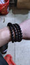 慈灵阁 黑曜石手链108颗佛珠手链男女款多层手链吉祥物手串 8mm男款 实拍图