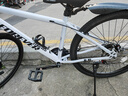 永久（FOREVER）自行车男女学生铝合金双碟刹山地车青少年成人越野竞技避震单车 21速26寸钢架-珍珠白 实拍图