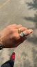 ZOCALO枫叶羽毛活口可调节戒指男士925银女复古手工银饰 送男友礼物 戒指（15-21号，均码可调节） 晒单实拍图