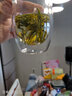 翼柏嘉双层隔热玻璃杯子 家用无盖喝水杯子泡茶杯咖啡杯客厅水杯6只套装 收腰款 280ml【两只装】 实拍图