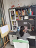 凯帝格 书桌书柜组合电脑桌台式家用桌椅子套装 写字台学生学习桌北欧简约轻奢 浅布纹色 （宽0.6m，高1.9m）四种安装选择 1.2米 实拍图