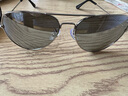 雷米太阳眼镜男款开车偏光墨镜女个性眼睛蛤蟆镜司机驾驶镜潮 H3026 银色框 水银偏光片 实拍图