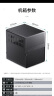 乔思伯（JONSBO）N3 黑色 NAS机箱（ITX主板/铝制外壳/SFX电源位/上下分仓结构/8+1硬盘位/自带100mm*2风扇） 晒单实拍图