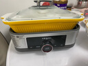 东菱电蒸锅多功能0涂层炖蒸煮一体304不锈钢炖锅双层大容量定时预约蒸箱电煮锅大功率速热中式料理锅 12L （DL-1005标配） 实拍图