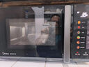美的微波炉烤箱一体机家用智能湿度感应转盘/平板加热杀菌易洁家用 C2F1转盘加热微烤炸23L不锈钢胆 实拍图