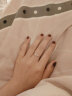 周六福（ZLF）     18K金钻石戒指女款璀璨花瓣形求婚订婚钻戒 8分 9号 au750 晒单实拍图