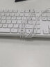 爱国者（aigo） 有线键盘 键盘鼠标USB套装外接键鼠男女生巧克力键盘笔记本台式电脑家用办公游戏 白色无光版(单键盘) 晒单实拍图
