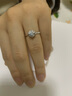 I Do【定制】Be My Love系列18K金钻石戒指 扭臂女戒求婚生日节日礼物 10号/18K金/30分/SI/I-J改圈±2 实拍图