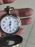 朴里 复古翻盖怀表经典罗马字男女项链大数字老人挂表学生电子 古铜色【 47 mm】 【电子+项链+腰链+钥匙扣】 实拍图