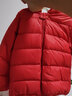 童泰婴儿衣服宝宝羽绒服1-4岁男童女童白鸭绒轻薄羽绒外套上衣 红色 110 cm 实拍图