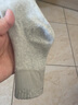 米宝儿（MIPP）白色儿童袜子纯色棉袜学生黑灰抑菌12岁女男童无骨四季宝宝 灰色 -610棉袜- 6双 9-12岁 脚长20-22cm脚码33-36 实拍图