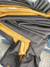 梦达莱免打孔伸缩杆窗帘成品一整套遮光客厅卧室定制隔断门帘保暖遮阳帘 深灰色+黄（当天发货） 适用宽3.1-3.6米【窗帘高2.7米】 米 实拍图