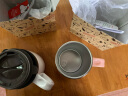 史努比（SNOOPY）带手柄不锈钢办公保温杯水杯420ML可爱杯子情侣杯 DP-5002R 粉色 实拍图