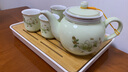 连山阁 陶瓷泡茶壶带过滤网内胆大号容量家用茶具单壶冲茶器杯子套装 升级玉兰花陶瓷内胆一壶六杯+白色如意盘 实拍图
