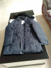 南极人羽绒服男中老年中长款加厚保暖连帽老年人外套男装冬爸爸装 中长款-无毛领-蓝色 2XL(可穿150-165斤) 晒单实拍图