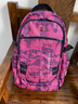 伊努博初中生护脊书包中学生大学生大容量男生旅行双肩包高中减负背包新 迷彩红-17寸+胸扣 实拍图