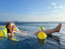 swimbobo户外水上成人小孩充气躺椅游泳圈浮床戏水浮力板 靠背网兜浮排 实拍图