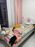 本色熊实木儿童床男孩女孩轻奢公主床美式小学生现代简约青少年单人床 单床（公主）+10cm提花床垫 1.2米*2.0米 实拍图
