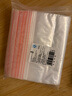 庭好 加厚防水食品PE8号18*25cm100只装透明自封袋收纳袋封口袋保鲜袋 实拍图