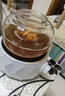 电陶炉煮茶器家用玻璃茶具套装功夫蒸煮茶壶泡茶器养生电茶炉烧水壶 电陶炉（钻石白）+900竹把提壶 实拍图