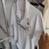 卡帝乐鳄鱼短袖t恤夏季翻领男士欧版中青年T恤衫男装潮 白色 180 实拍图
