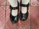 ZCVRR厚底玛丽珍女鞋秋冬新款小皮鞋日系jk配裙子百搭单鞋粗跟乐福鞋 黑色 37 (235mm) 实拍图